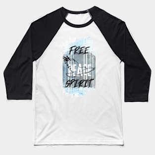 Free Spirit peace bird Baseball T-Shirt